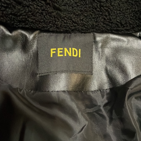 Fendi Black Sheepskin Jacket - Picture 8 of 11
